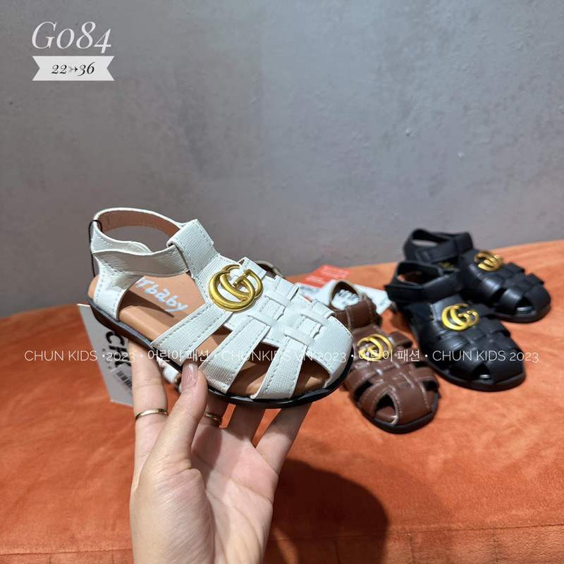 G084 - DÉP rọ G u c c i cao cấp có quai dán  cho Bé