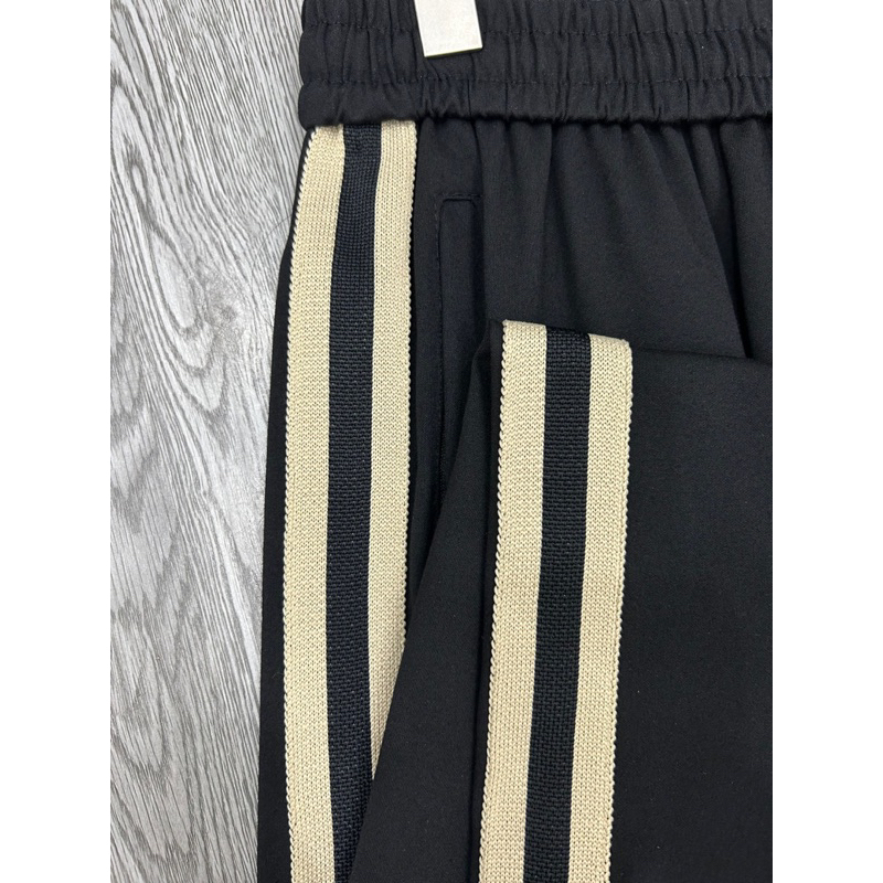 Quần dài thể thao nam nữ, Quần dài Sọc baggy chất vải Umi hàn