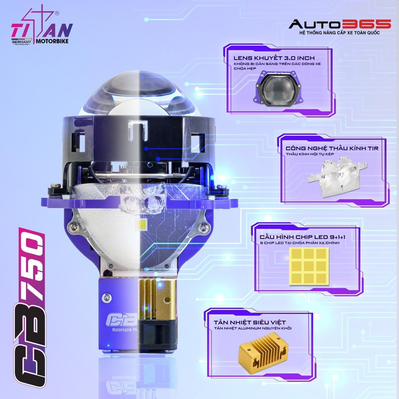 Bi Led Titan CB750