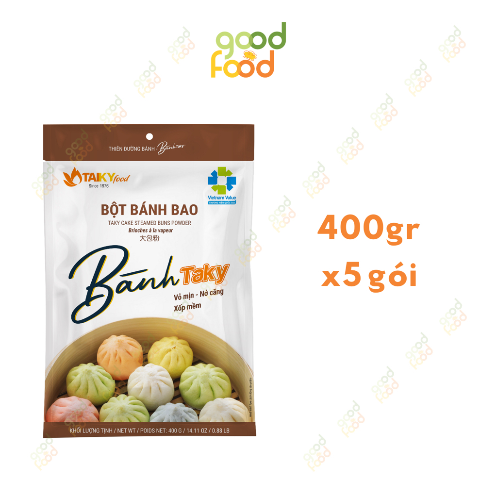400g Bột Bánh Bao Tài Ký - Tặng Kèm Gói Men Nở - Hàng Chính Hãng - Date mới