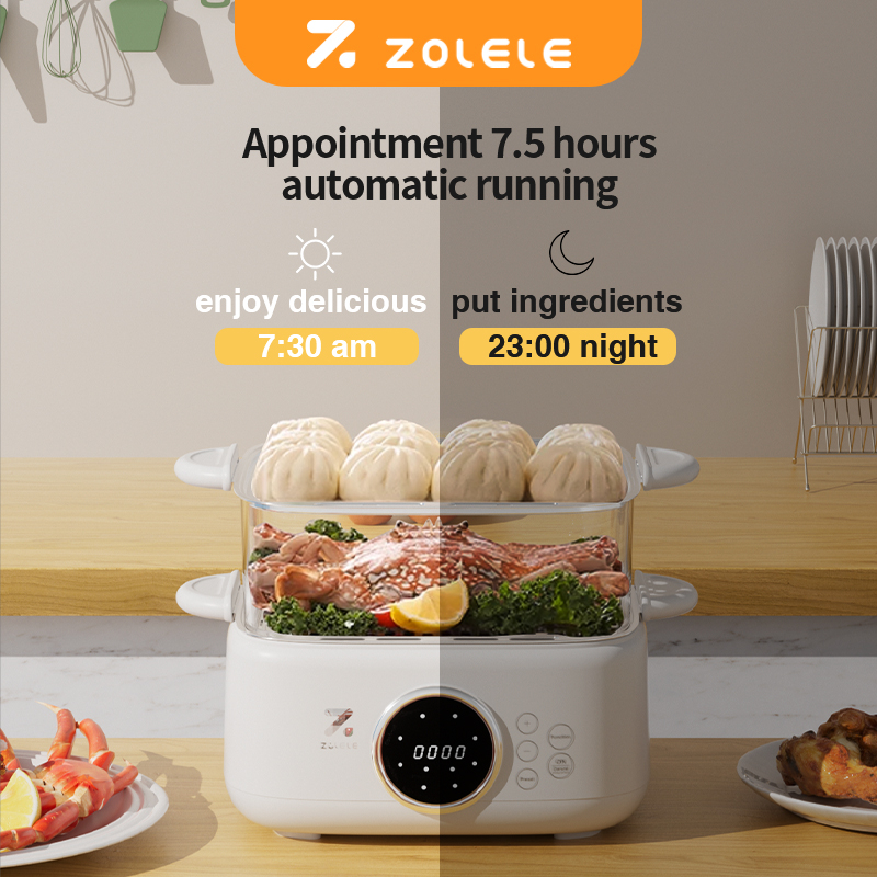 Nồi Hấp Lẩu Điện Đa Năng ZOLELE ES931 - 8 Chức Năng - Công Suất 1000W