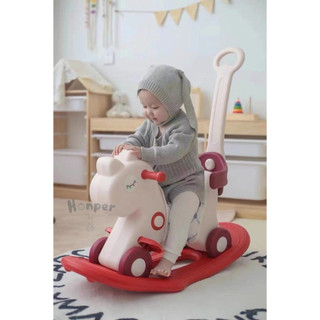 NGỰA BẬP BÊNH CHÒI CHÂN 2 IN 1 CÓ CẦN ĐẨY VỪA BẬP BÊNH VỪA ỦN CHÂN CHO BÉ ( CÓ NHAC)