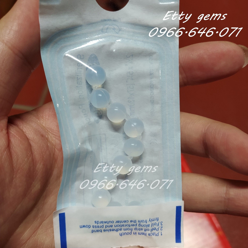 Combo 10 viên silicon tròn, dây bạc đạn cuốn vòng silicon, bi găm silicon cho nam, bi silicon Hàn Quốc