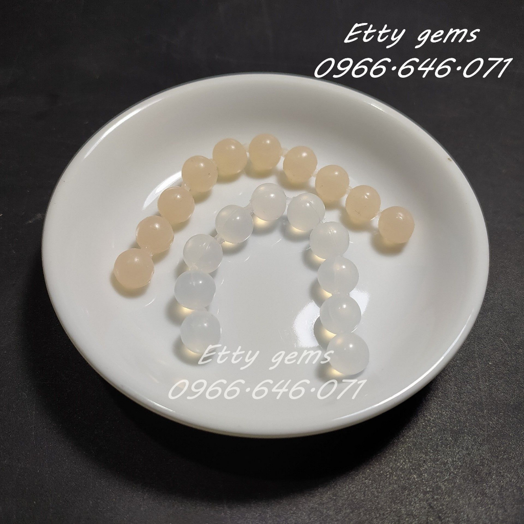Combo 10 viên silicon tròn, dây bạc đạn cuốn vòng silicon, bi găm silicon cho nam, bi silicon Hàn Quốc