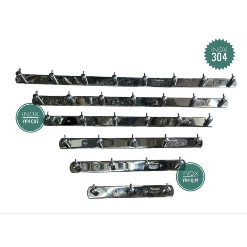 INOX 304 MÓC TREO ĐỒ , MÓC TREO QUẦN ÁO NHÀ TẮM MÓC TREO ĐỒ TRONG NHÀ BẾP HÌNH TRỤ