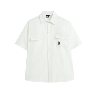 Áo sơ mi nhung tăm tay ngắn toki store form rộng unisex basic áo sơ mi nam nữ from rộng