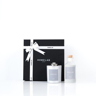 Hộp quà thơm nhà - GIFT SET - Nến thơm 300G & nắp mạ vàng + Chai nước hoa thơm phòng 200Ml  nhiều mùi sang để lựa