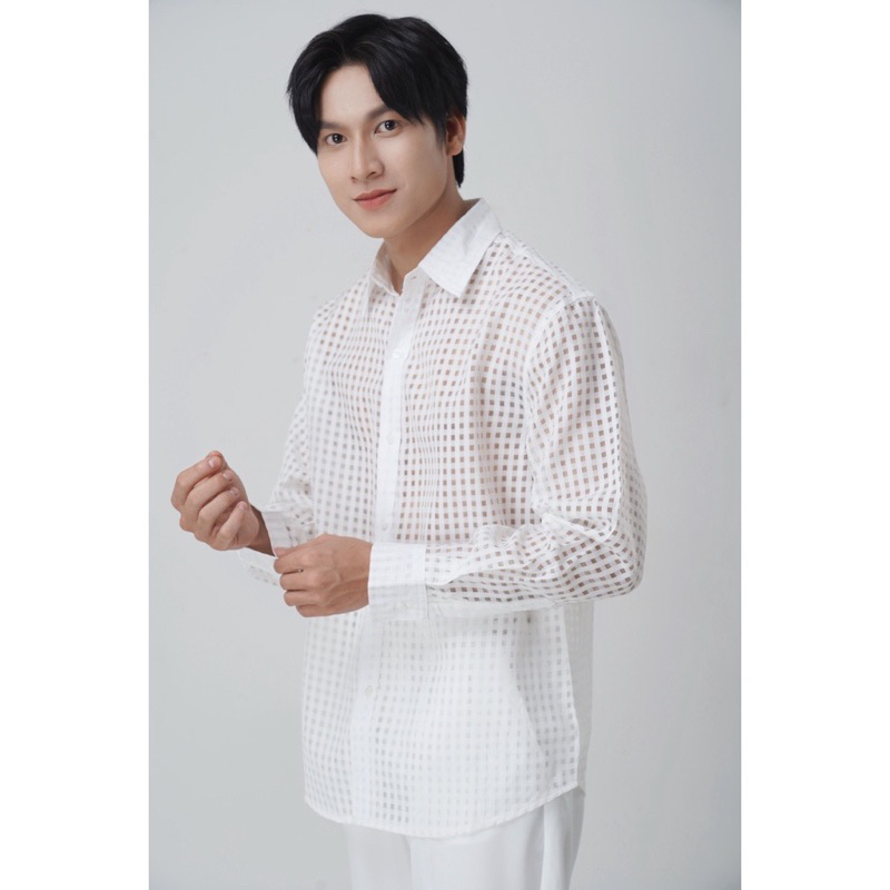 1M Vải Voan Organza Hoạ Tiết Caro May Váy Áo Kèm Vải Lót Lụa