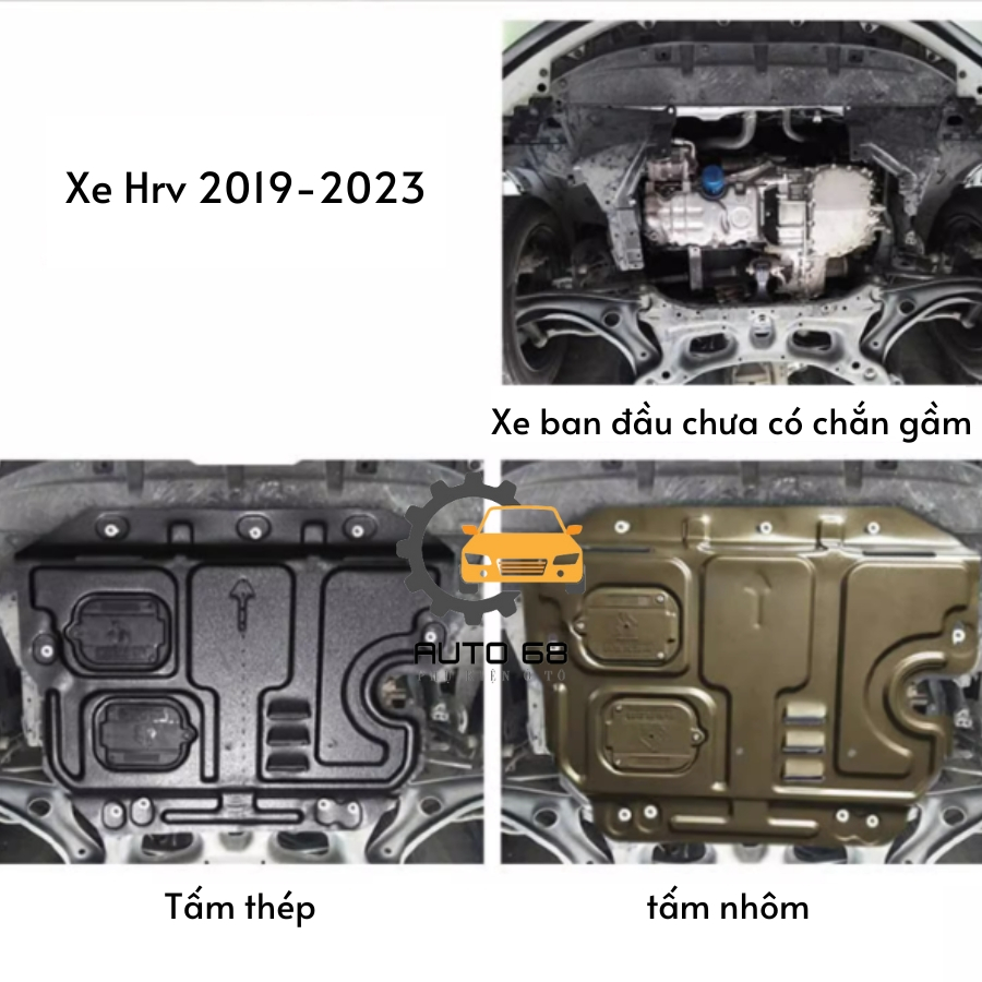 Tấm chắn gầm bảo vệ động cơ xe Honda Hrv đời 2022-2023 bản G - Auto68