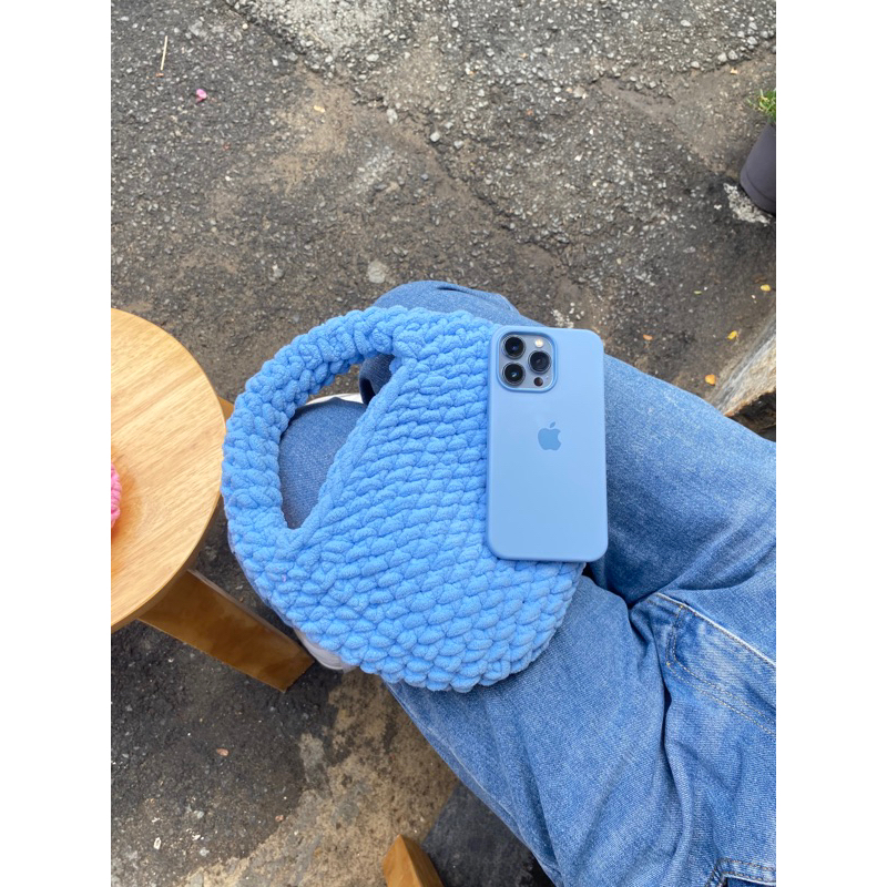 Mandu Bag - Túi Bánh Bao móc len handmade crochet by Mếu Máo