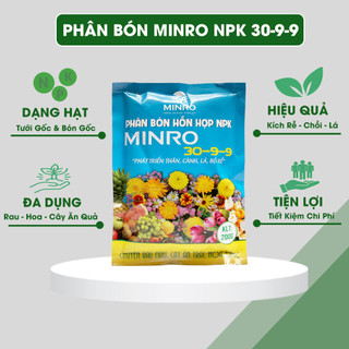 Phân Bón NPK Minro 30-9-9 Túi 200 Gram