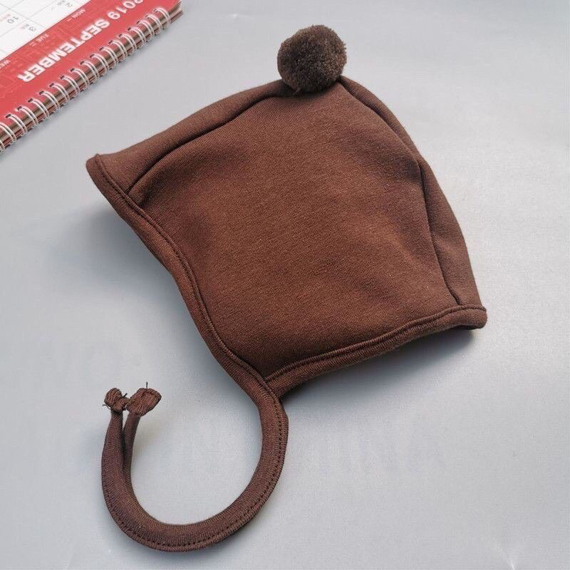 Mũ cục bông chất cotton mềm mại cho bé trai,bé gái