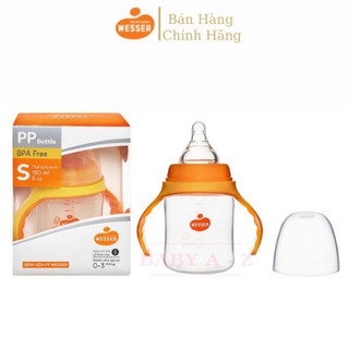 Bình sữa Wesser Cổ Rộng 180ml/ 260ml