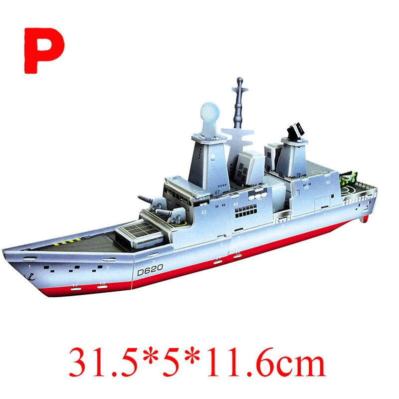 Mô hình lắp ghép máy bay, tàu chiến 3D bằng giấy
