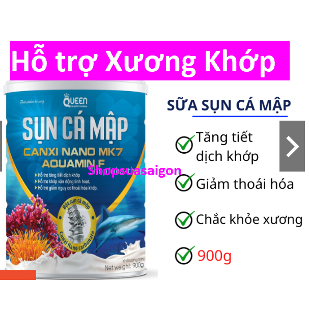 Sữa Sụn cá mập Canxi Nano MK7 Aquamin F.