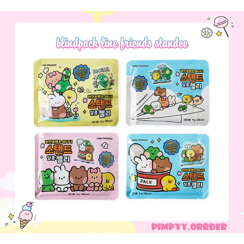 Mô hình Acrylic trong suốt LINE FRIENDS (Ngẫu nhiên)