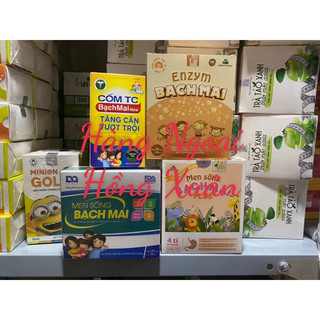 Men sống bạch mai Plus, nhiệt bạch mai, cốm tăng cân bạch mai