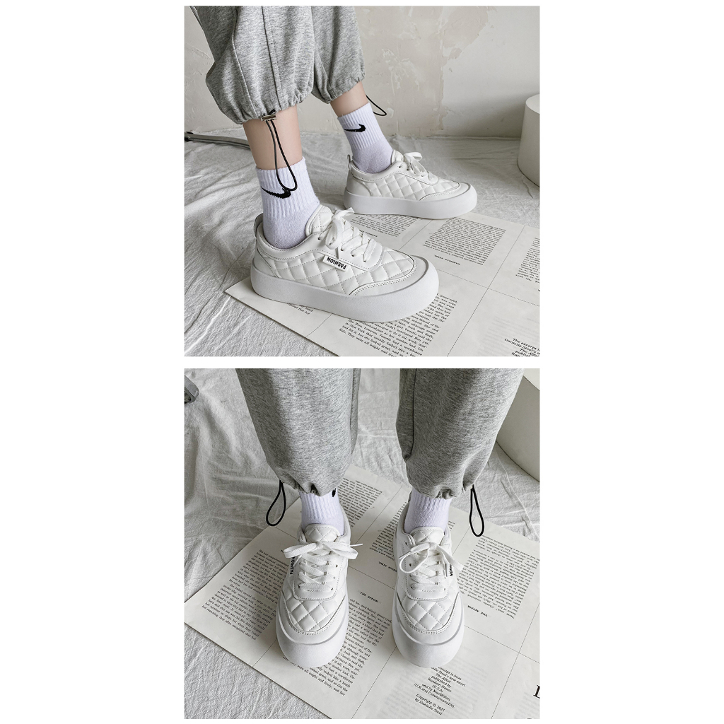 Giày thể thao nữ big size 40 41 42 dáng bánh mỳ