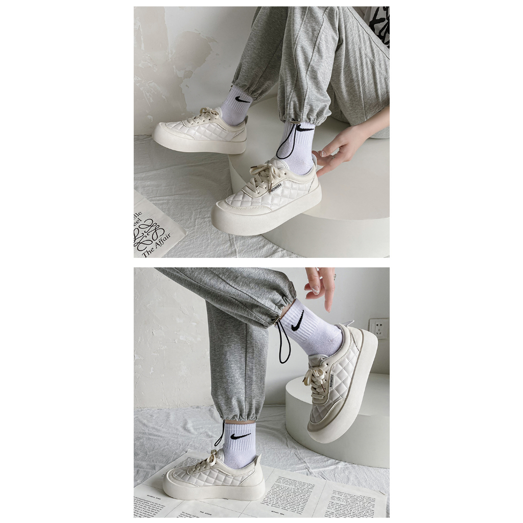 Giày thể thao nữ big size 40 41 42 dáng bánh mỳ