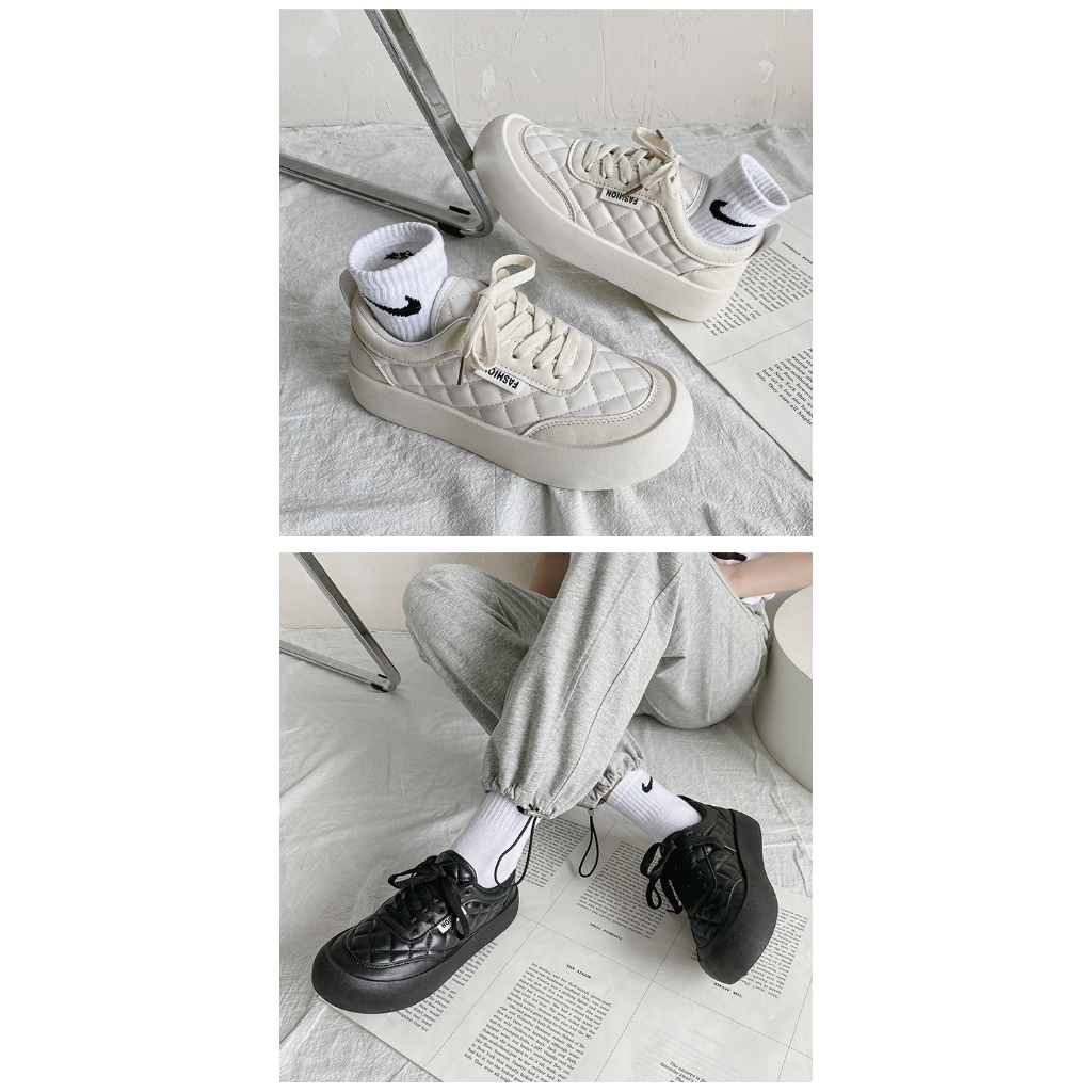 Giày thể thao nữ big size 40 41 42 dáng bánh mỳ