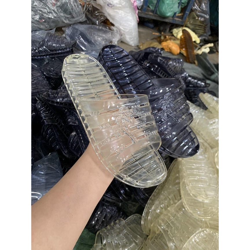 Dép Nhựa Nguyên Sinh Trong Suốt . Siêu Bên ,Êm Chân ,Không Ngấm Nước ,Nhiều Màu mã KA99