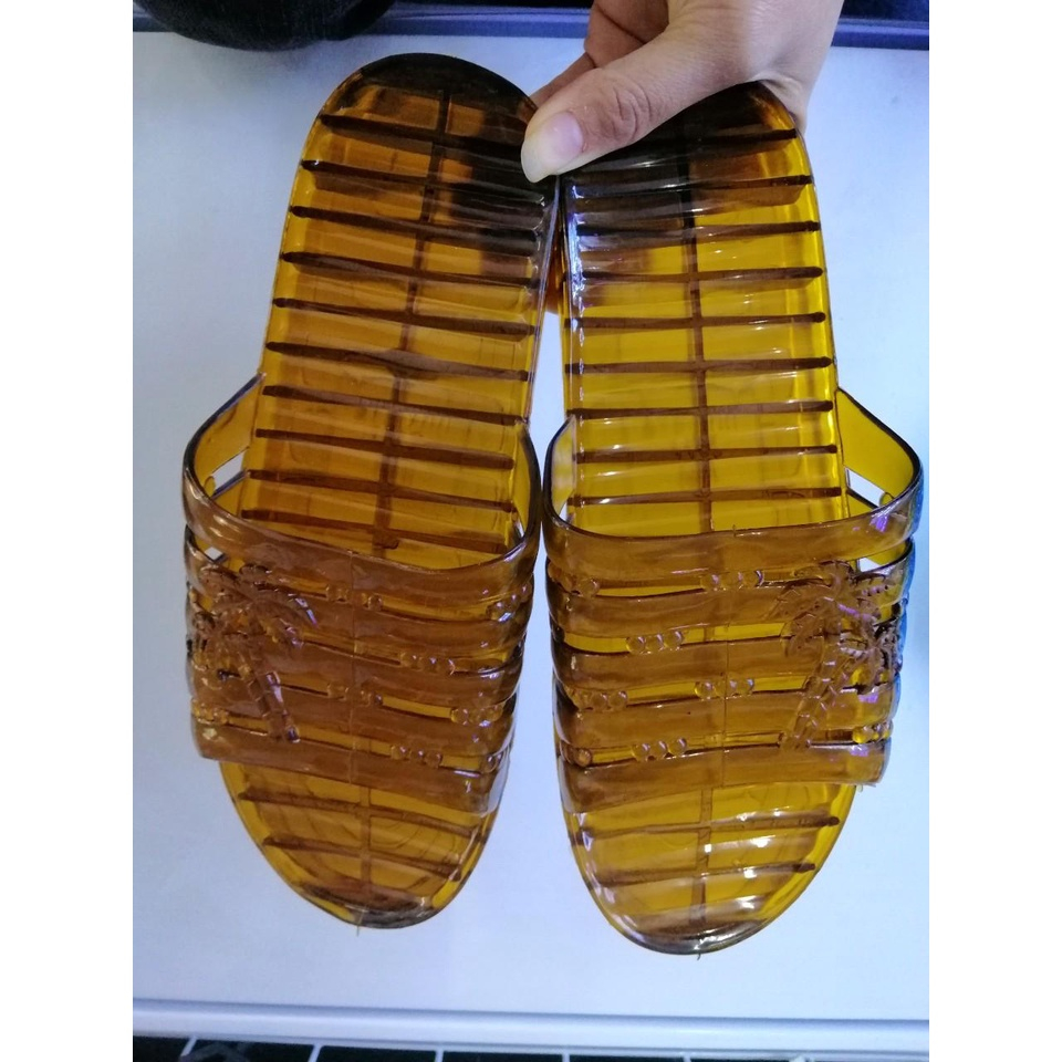 Dép Nhựa Nguyên Sinh Trong Suốt . Siêu Bên ,Êm Chân ,Không Ngấm Nước ,Nhiều Màu mã KA99