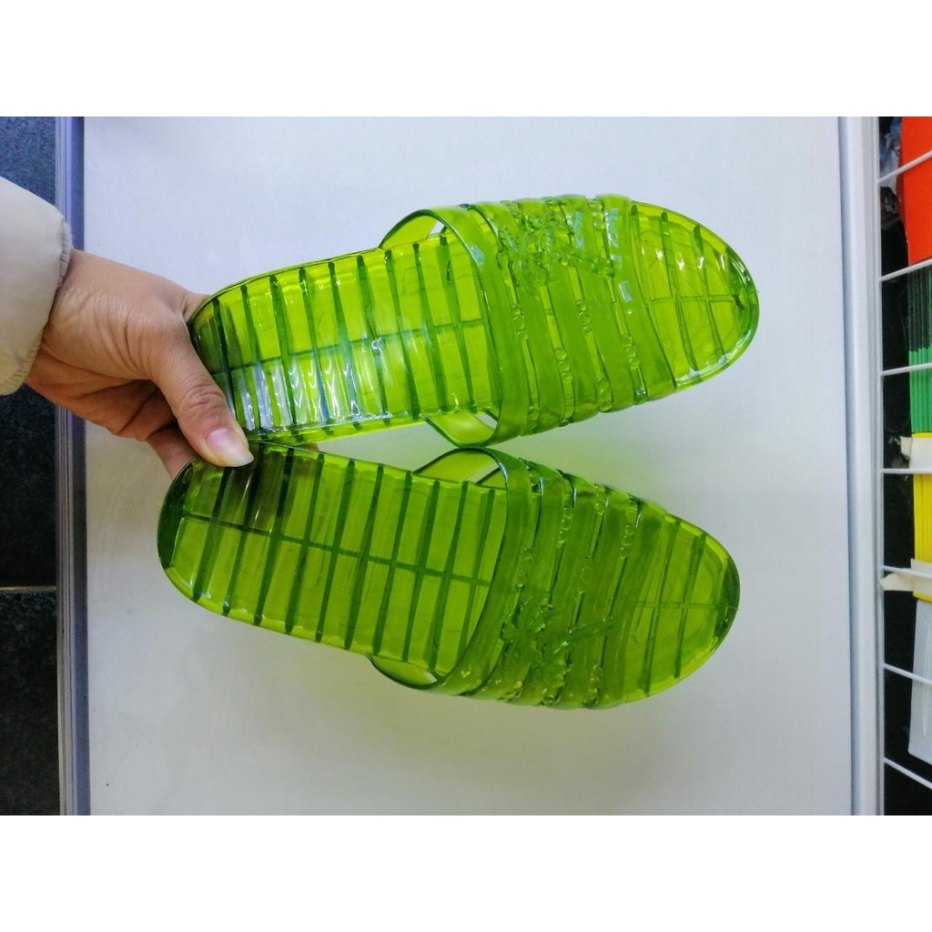 Dép Nhựa Nguyên Sinh Trong Suốt . Siêu Bên ,Êm Chân ,Không Ngấm Nước ,Nhiều Màu mã KA99