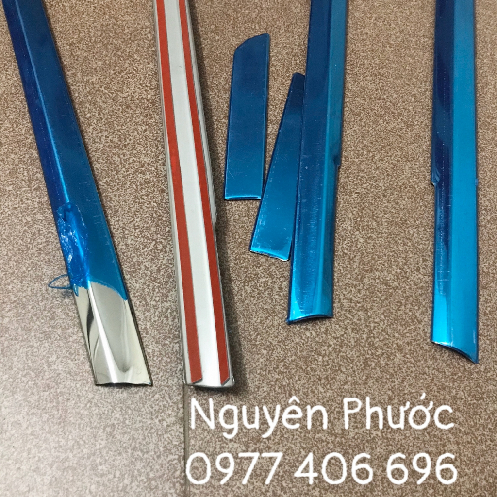 Nẹp chân kính ngoài  Inox - Trang Trí  GENTRA / AVEO