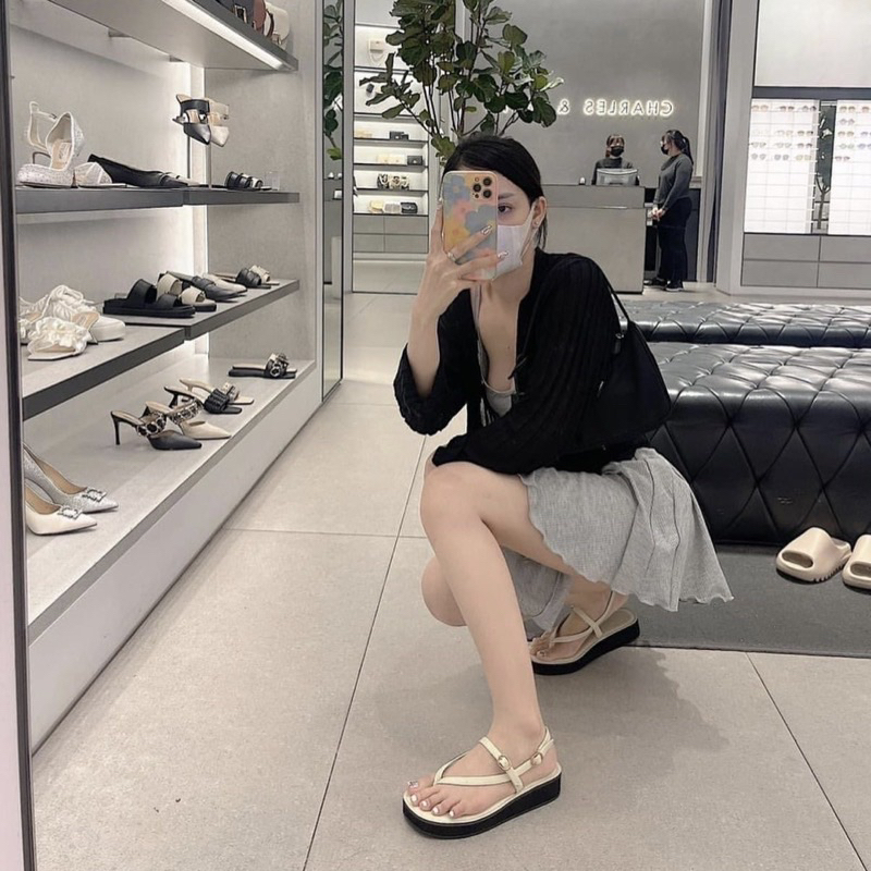 Dép cnk bánh mì thời trang fullbox giấy gói của hãng