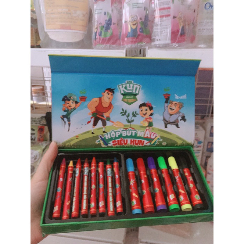 HỘP BÚT MÀU SIÊU KUN