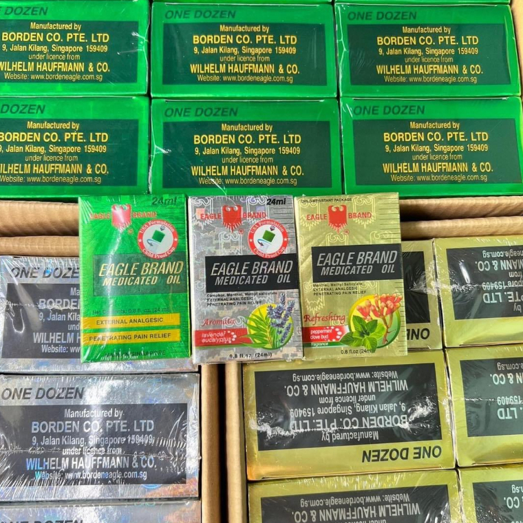 DẦU GIÓ XANH CON Ó 𝗟𝗢𝗔̣𝗜 𝟮 𝗡𝗔̆́𝗣 ⚡ Made in USA ⚡ Mùi thơm độc đáo