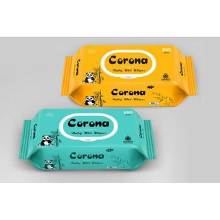 Combo 5b khăn giấy ướt corona loại 650g
