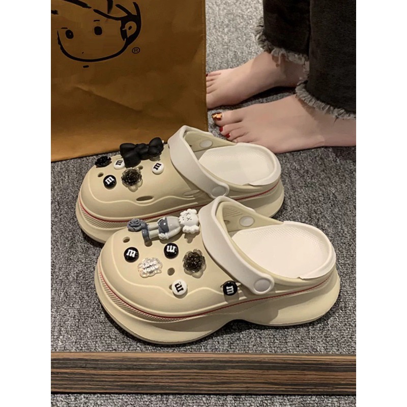 Bộ jibbitz gấu bear brick gắn dép crocs