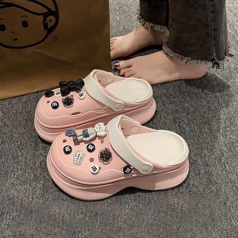 Bộ jibbitz gấu bear brick gắn dép crocs