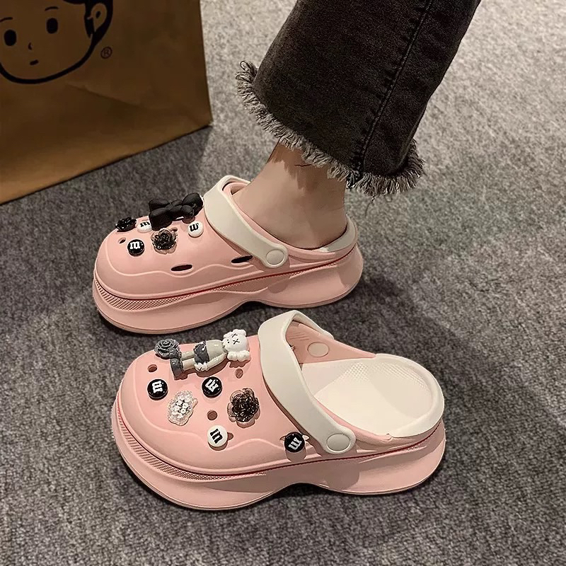 Bộ jibbitz gấu bear brick gắn dép crocs