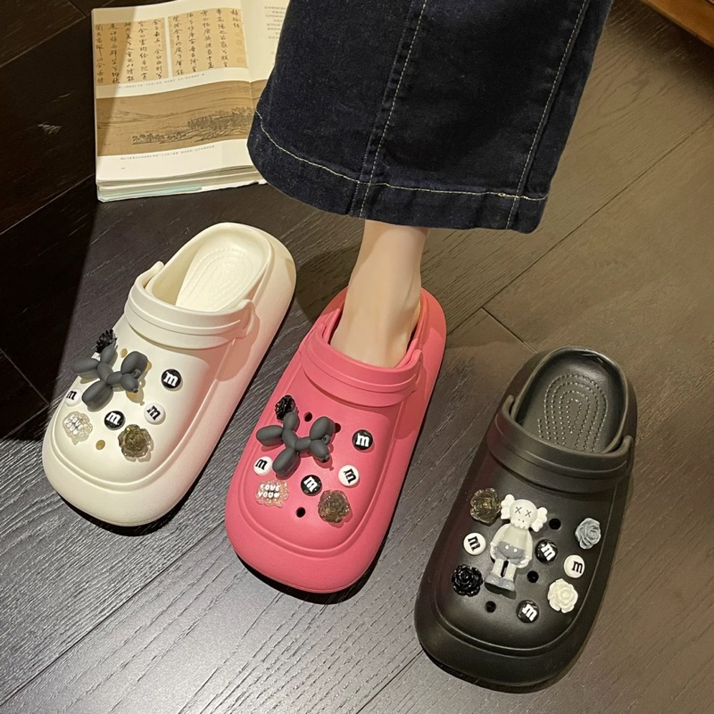 Bộ jibbitz gấu bear brick gắn dép crocs