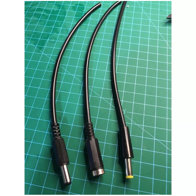 Dây nguồn DC đầu jack Đực, Cái DC 5.5x2.1mm