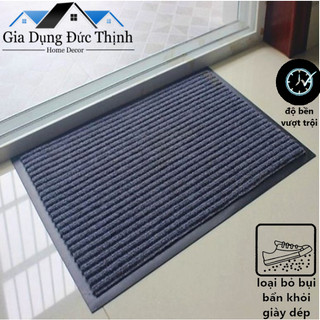 Thảm chùi chân nỉ 40x60cm. Đế cao su chống trơn trượt. Thảm trải sàn lối ra vào.