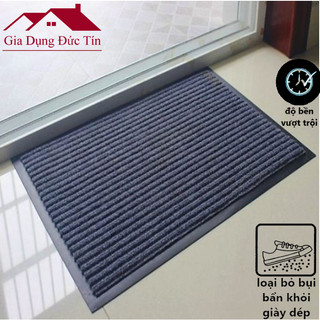Thảm chùi chân nỉ 40x60cm. Đế cao su chống trơn trượt. Thảm trải sàn