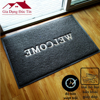 Thảm nhựa chùi chân Welcome 40x60cm. Thảm welcome nhựa rối.