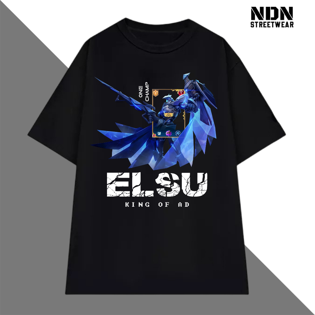 Áo Thun Elsu Sứ Giả Tận Thế Liên Quân Nam Nữ Hàng Thiết Kế Siêu Đẹp Form Rộng Dáng Oversize Chất Cotton Cao Cấp