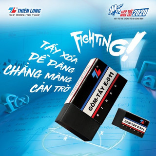 Cục gôm đen thiên long e011 tẩy mực bút chì