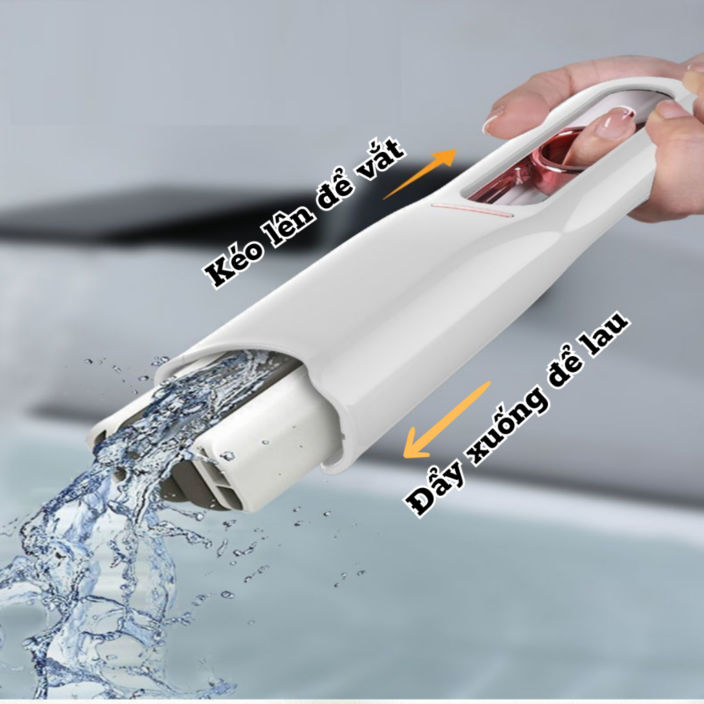 Cây Lau Bếp Tự Vắt Mini Mop Đa Năng Dụng Cụ Lau Kính Oto Chổi Vệ Sinh Nhà Tắm Bàn Làm Vệc Gấp Gọn Thông Minh