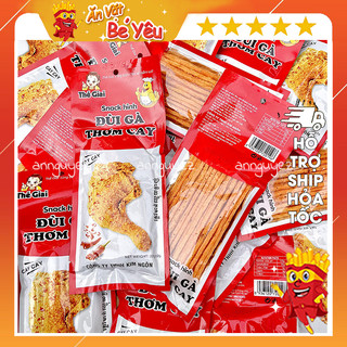Snack đùi gà thơm cay giòn ngon cực hot hàng chuẩn