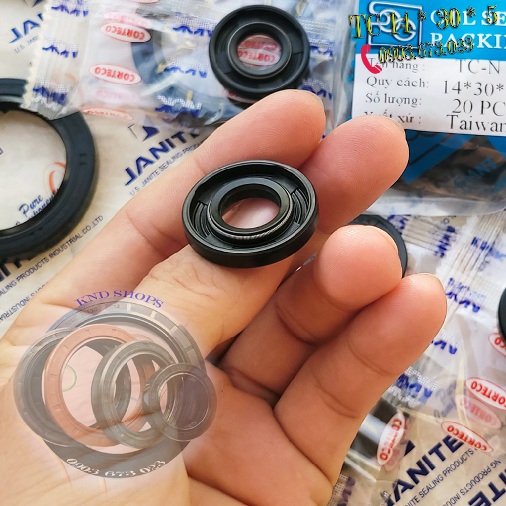 Phốt dầu SOG TC 15*30*5 | SOG TC 14*30*5, Phớt máy bơm chặn nhớt trục chuyên cho phụ tùng máy bơm nước, xe máy