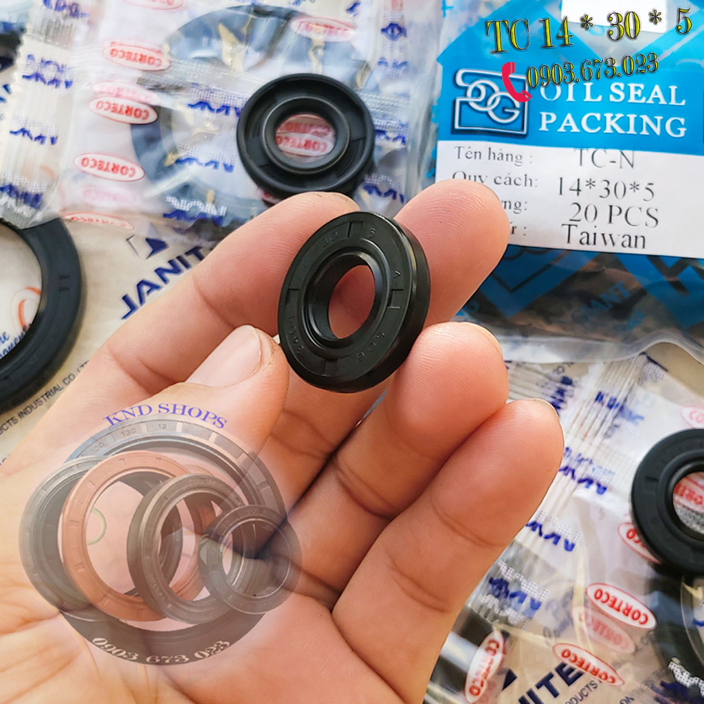 Phốt dầu SOG TC 15*30*5 | SOG TC 14*30*5, Phớt máy bơm chặn nhớt trục chuyên cho phụ tùng máy bơm nước, xe máy