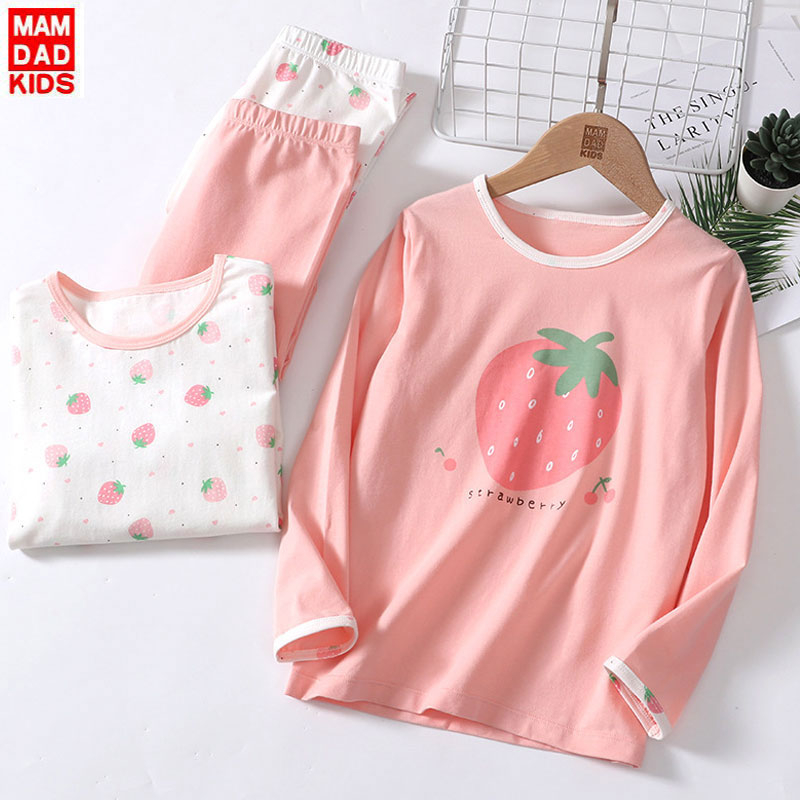 Bộ Đồ Ngủ Thu Đông Dài Tay Cho Bé Gái - hãng mamdadkids 2023