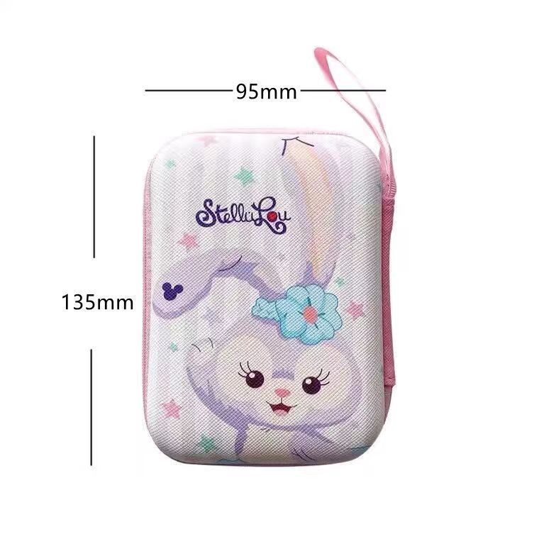 Hộp PU đựng Cáp Sạc - Tai nghe - Có khóa kéo 13x9x4 cm