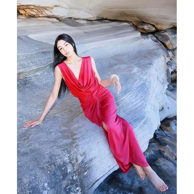 SET VÁY HỒNG SUN CỔ TRỄ Eclipse Clothing