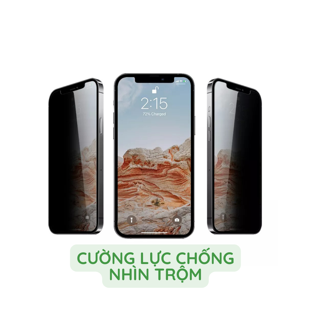 Kính cường lực chống nhìn trộm Dejimax full dòng từ IP 7 đến IP 13 Pro Max